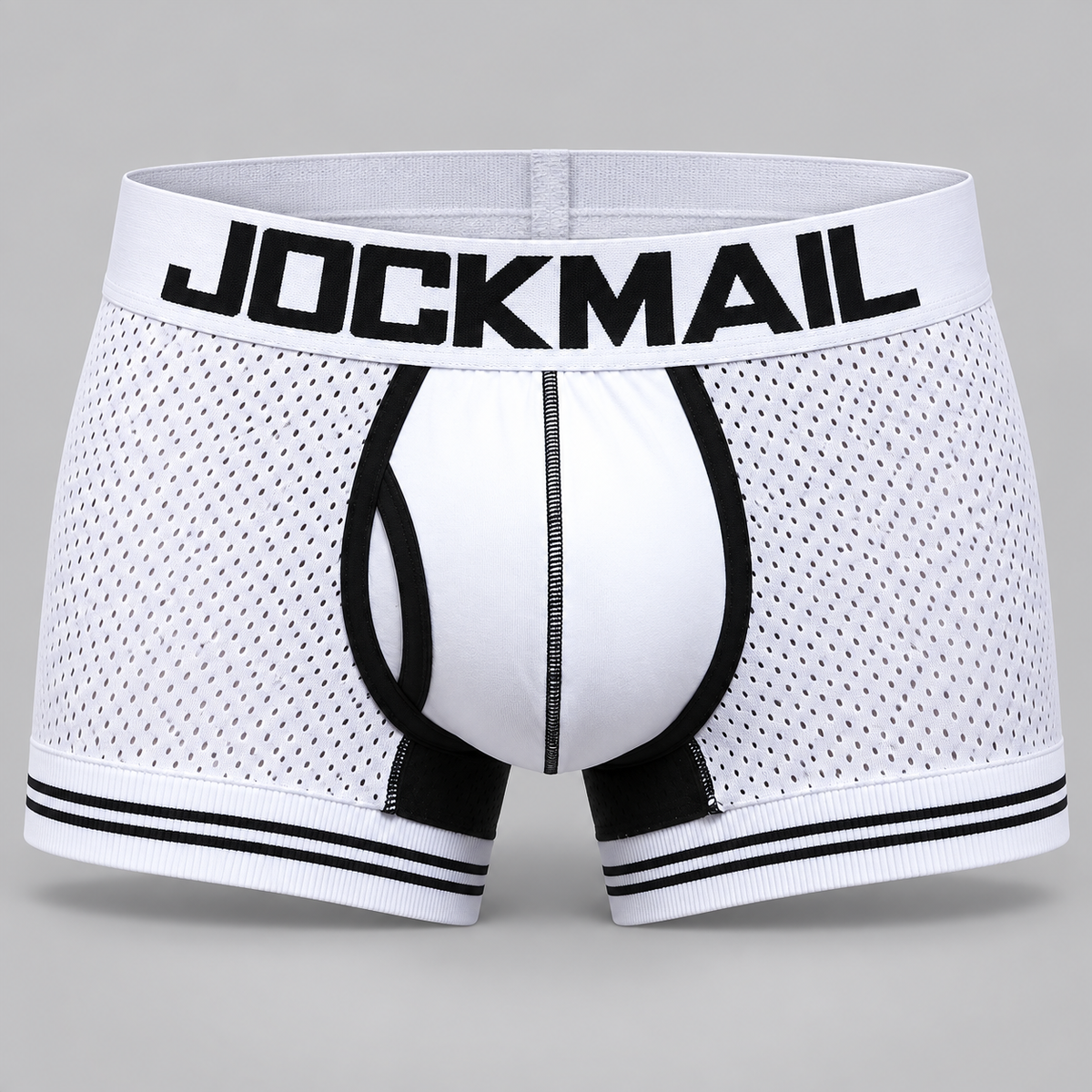 jockmail man underpants boxershorts mesh nylon men boxers male breathable underwear men s panties boxer quick dry sports fitness — front generated product view