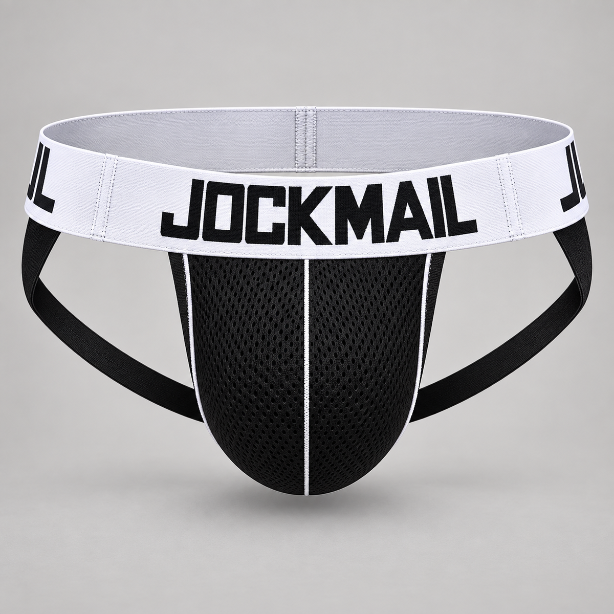 line break mesh jockstrap — front generated product view