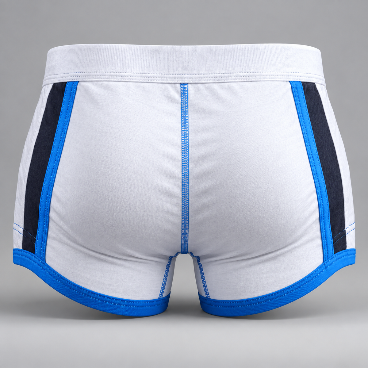 mai neike pure cotton mens underwear mens boxer briefs color matching breathable simple sports trendy stylish fashion youth four corners — rear generated product view