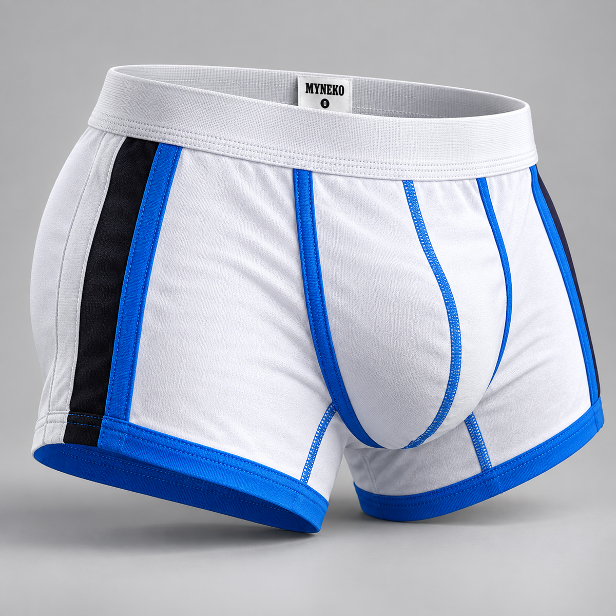 mai neike pure cotton mens underwear mens boxer briefs color matching breathable simple sports trendy stylish fashion youth four corners — three-quarter generated product view