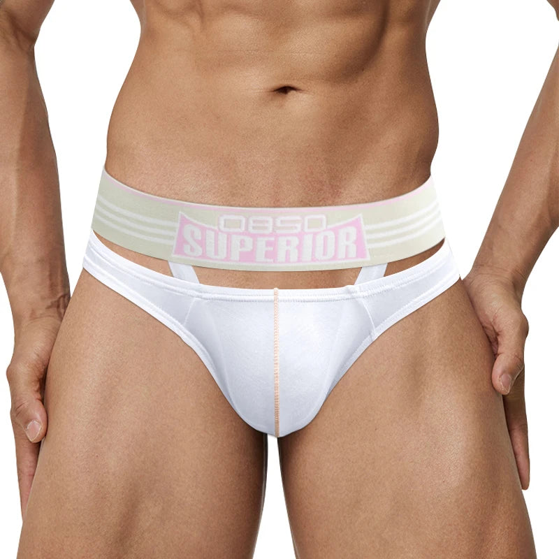 Men's Underwear Men Sexy Briefs Jockstrap Pouch Cuecas Man Cotton Sissy Panties Thongs Male Underpants Gay Slip Homme Srting