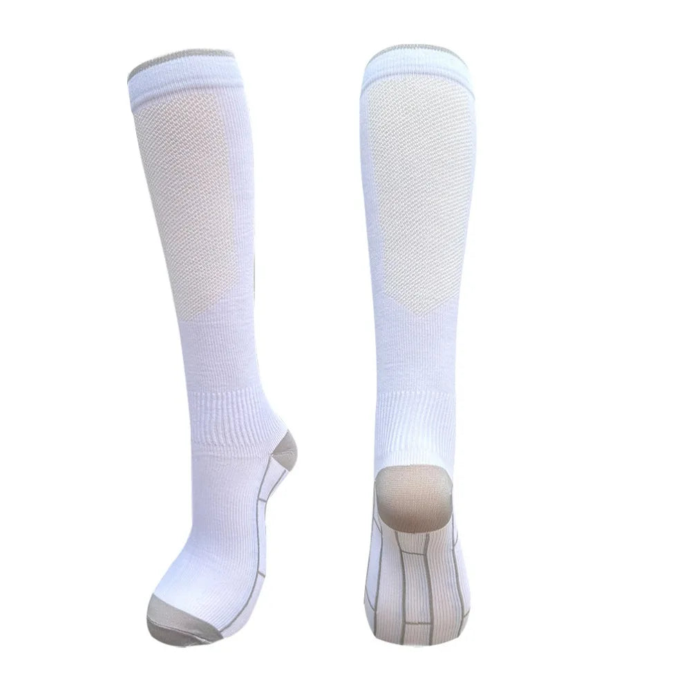 Hot Breathable Compression Socks 20-30 mmHg Moisture-Wicking Pressure socks Circulation Muscle Support Socks for Women and Men