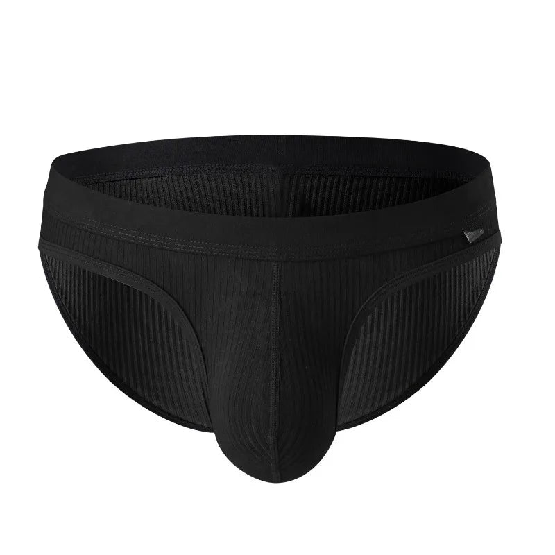Mens Sexy Underwear Gay Sexy Briefs Transparent Man Underwear Slip Breathable Silky Quick-Drying U-convex Pouch Underpants THONG