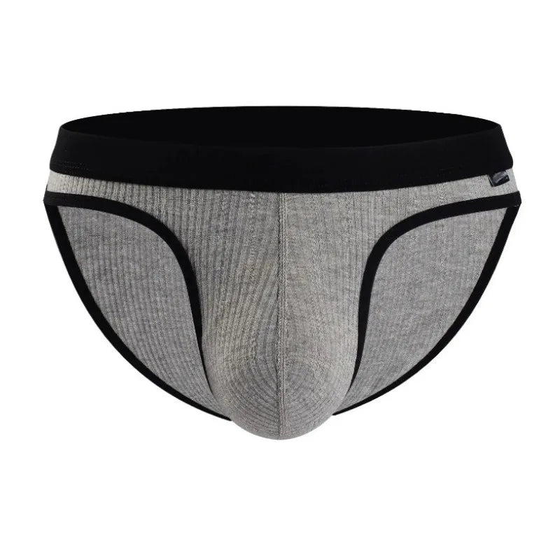 Mens Sexy Underwear Gay Sexy Briefs Transparent Man Underwear Slip Breathable Silky Quick-Drying U-convex Pouch Underpants THONG
