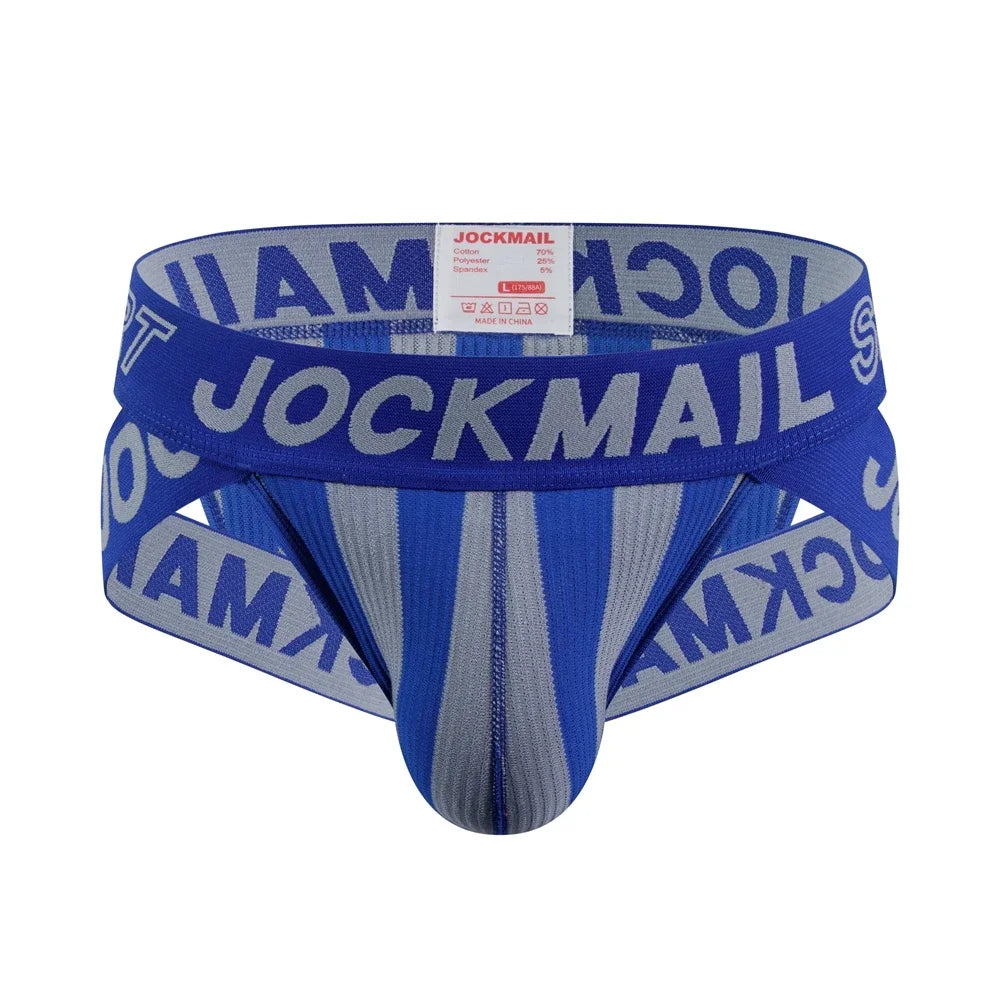 JOCKMAIL Men's Briefs Sexy butt lift Underwear Slip Homme Bikini Cueca Hombre Underpants Calzoncillos Breathable