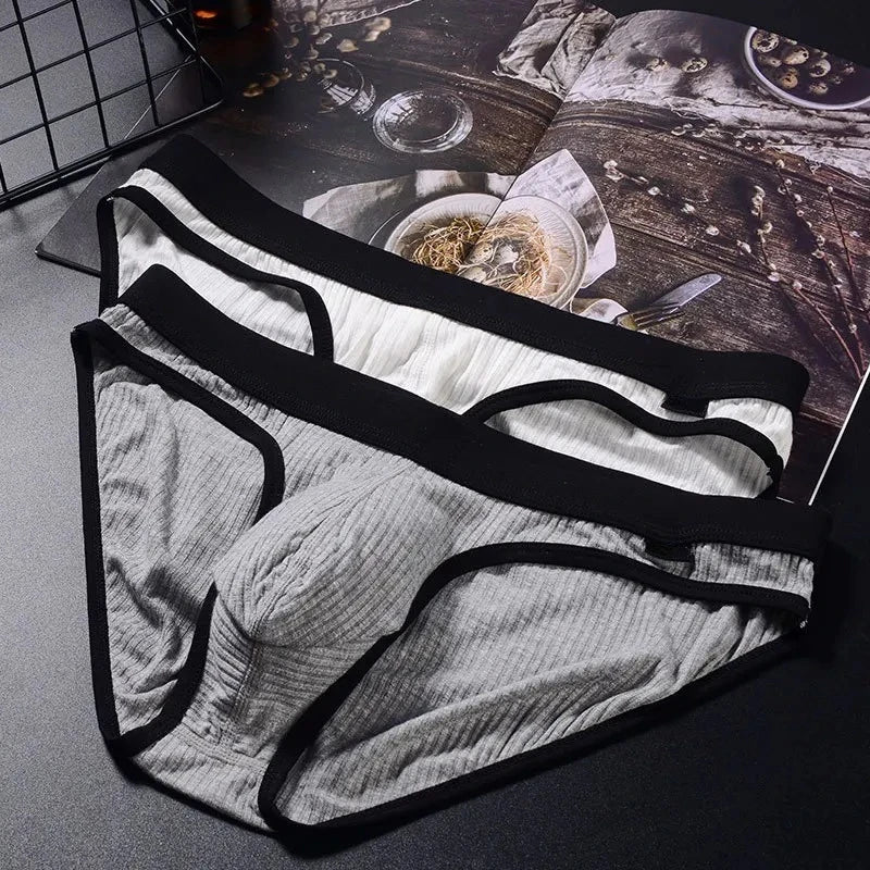 Mens Sexy Underwear Gay Sexy Briefs Transparent Man Underwear Slip Breathable Silky Quick-Drying U-convex Pouch Underpants THONG