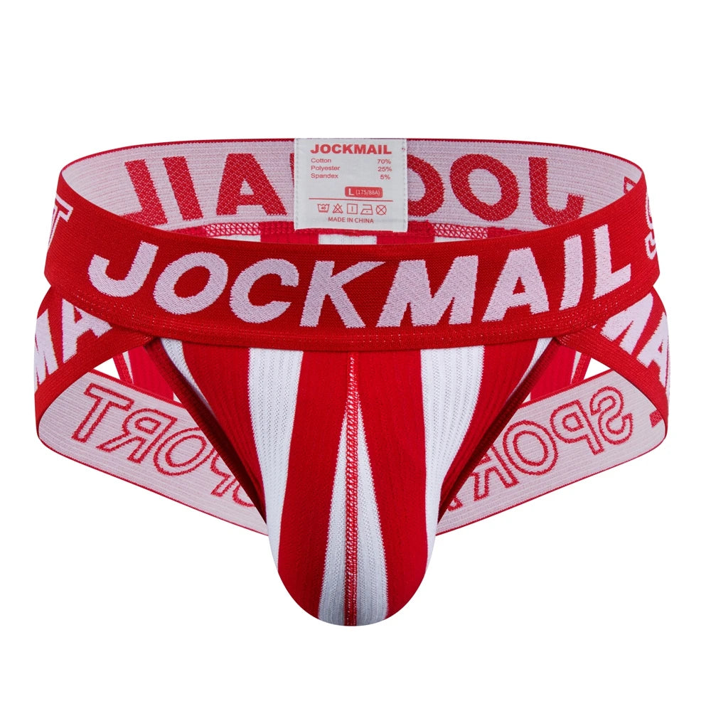 JOCKMAIL Men's Briefs Sexy butt lift Underwear Slip Homme Bikini Cueca Hombre Underpants Calzoncillos Breathable
