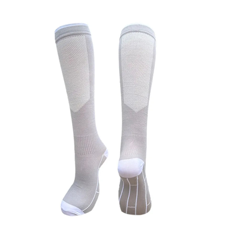 Hot Breathable Compression Socks 20-30 mmHg Moisture-Wicking Pressure socks Circulation Muscle Support Socks for Women and Men