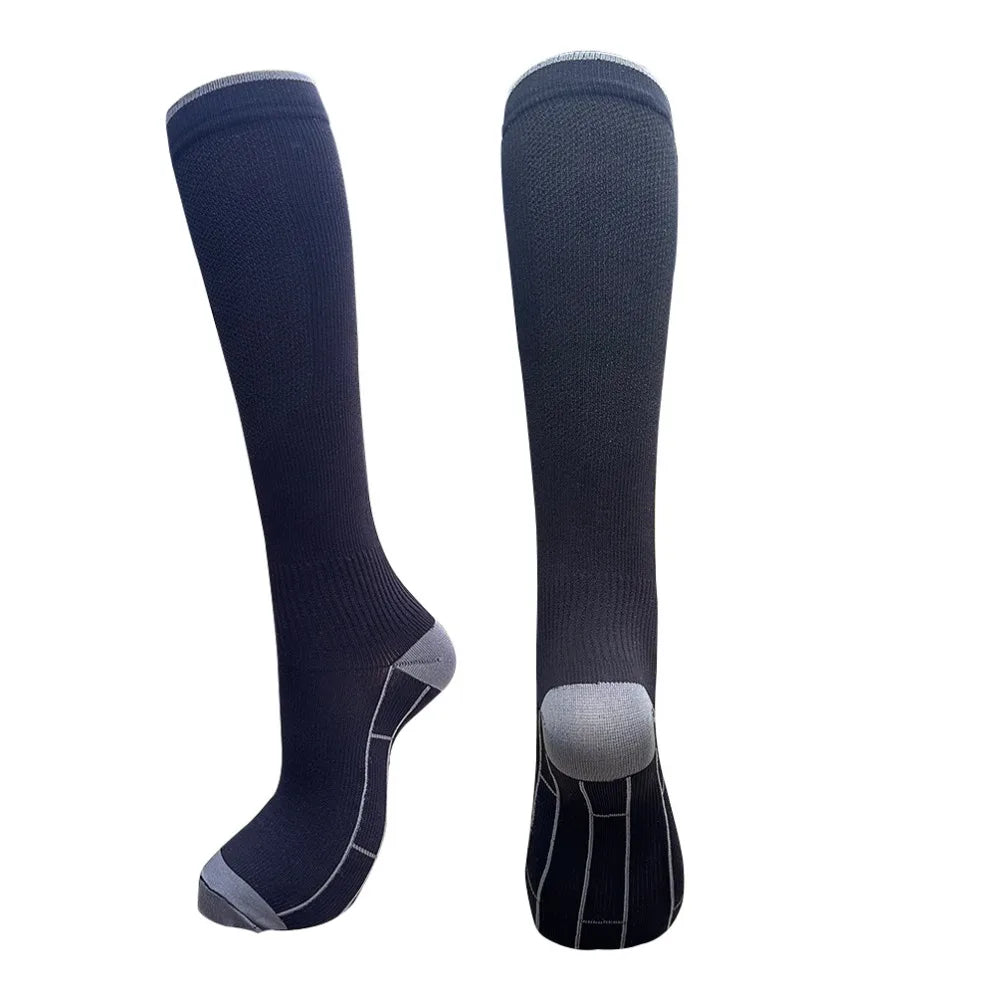 Hot Breathable Compression Socks 20-30 mmHg Moisture-Wicking Pressure socks Circulation Muscle Support Socks for Women and Men