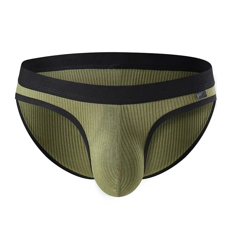Mens Sexy Underwear Gay Sexy Briefs Transparent Man Underwear Slip Breathable Silky Quick-Drying U-convex Pouch Underpants THONG