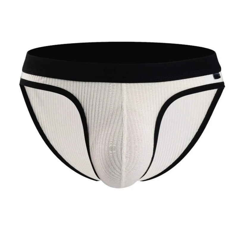 Mens Sexy Underwear Gay Sexy Briefs Transparent Man Underwear Slip Breathable Silky Quick-Drying U-convex Pouch Underpants THONG