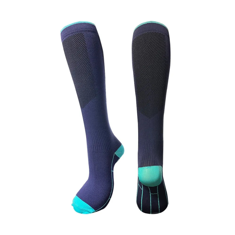Hot Breathable Compression Socks 20-30 mmHg Moisture-Wicking Pressure socks Circulation Muscle Support Socks for Women and Men