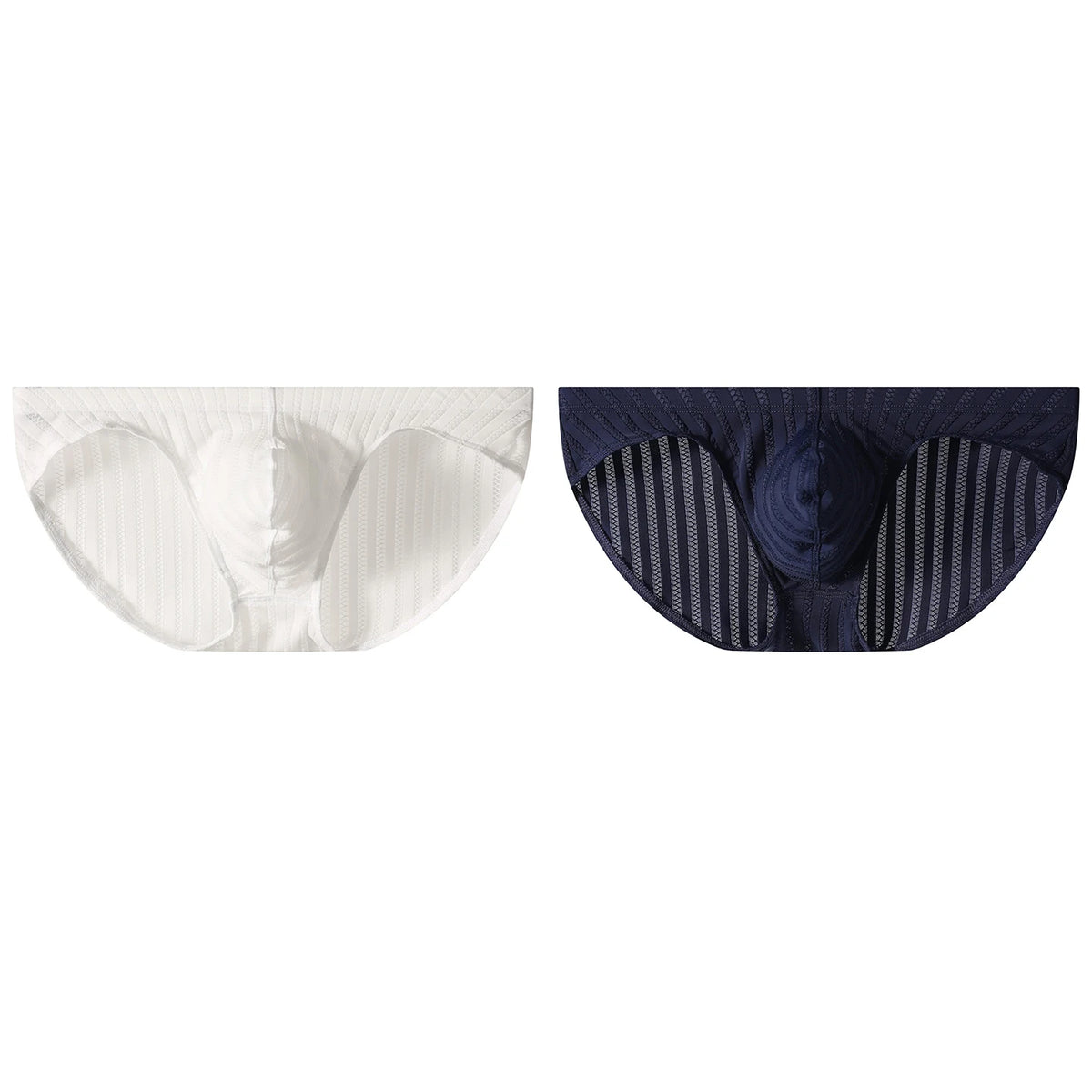 Men's Underwear Japanese-style Striped Briefs Stretchy Breathable Underpants