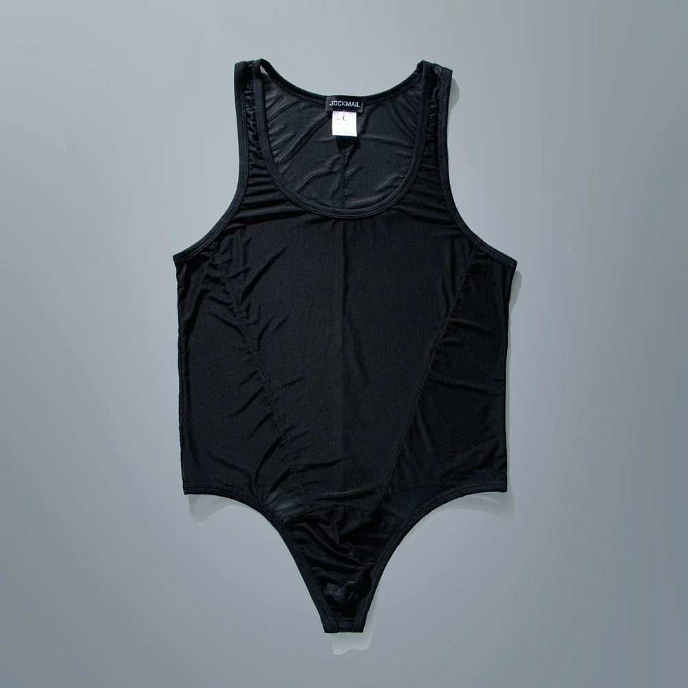 Sexy Lingerie Thong Gogo Boy Men's Harness Men Underwear One-piece Jockstrap Transparent Bodysuit Bodysuit Gay Underwear