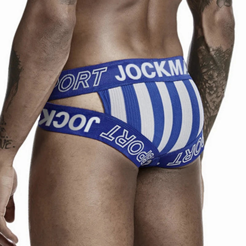 JOCKMAIL Men's Briefs Sexy butt lift Underwear Slip Homme Bikini Cueca Hombre Underpants Calzoncillos Breathable