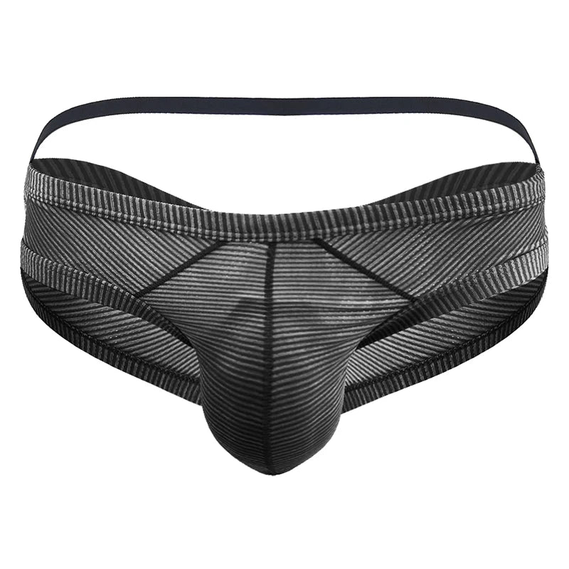 Mens Sexy Underwear Personality Low Rise Backless Panties Breathable Mens Briefs Ropa Interior Hombre