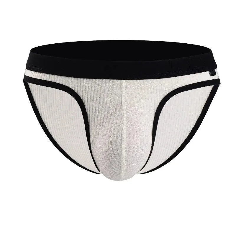 Mens Sexy Underwear Gay Sexy Briefs Transparent Man Underwear Slip Breathable Silky Quick-Drying U-convex Pouch Underpants THONG