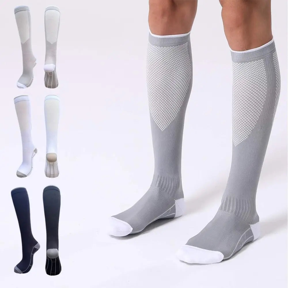 Hot Breathable Compression Socks 20-30 mmHg Moisture-Wicking Pressure socks Circulation Muscle Support Socks for Women and Men