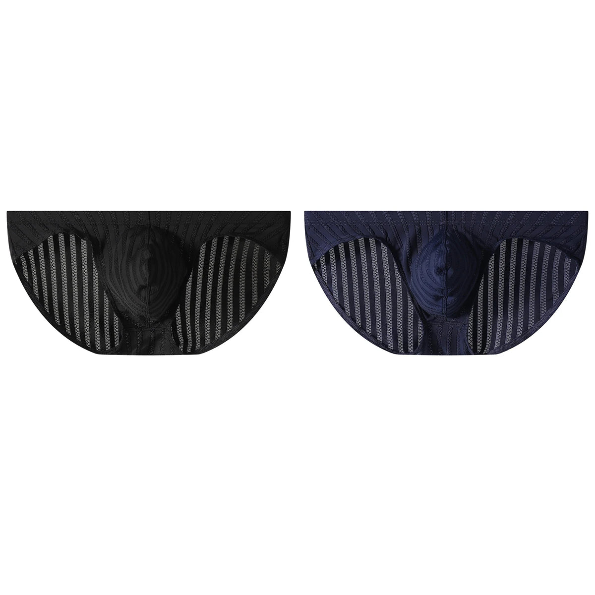 Men's Underwear Japanese-style Striped Briefs Stretchy Breathable Underpants