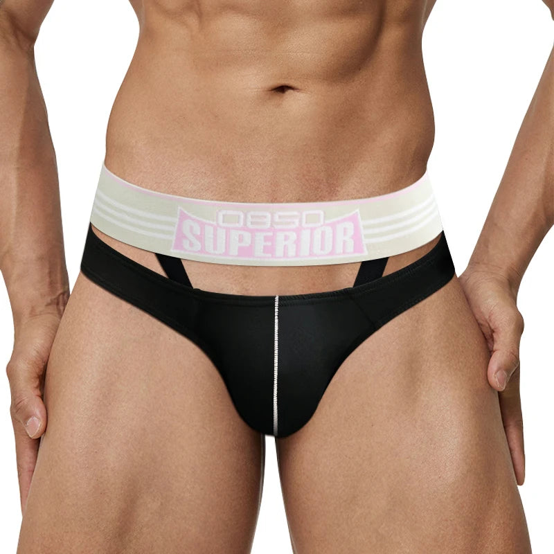 Men's Underwear Men Sexy Briefs Jockstrap Pouch Cuecas Man Cotton Sissy Panties Thongs Male Underpants Gay Slip Homme Srting